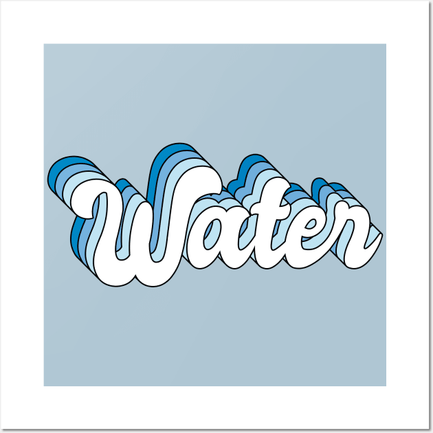 Water Wall Art by RetroDesign